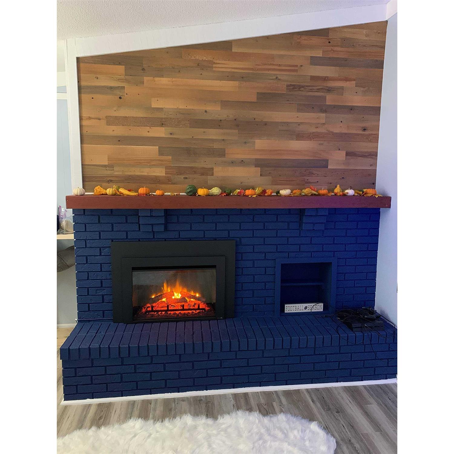 Timberchic Reclaimed Wooden Wall Planks Peel and Stick - Image 3