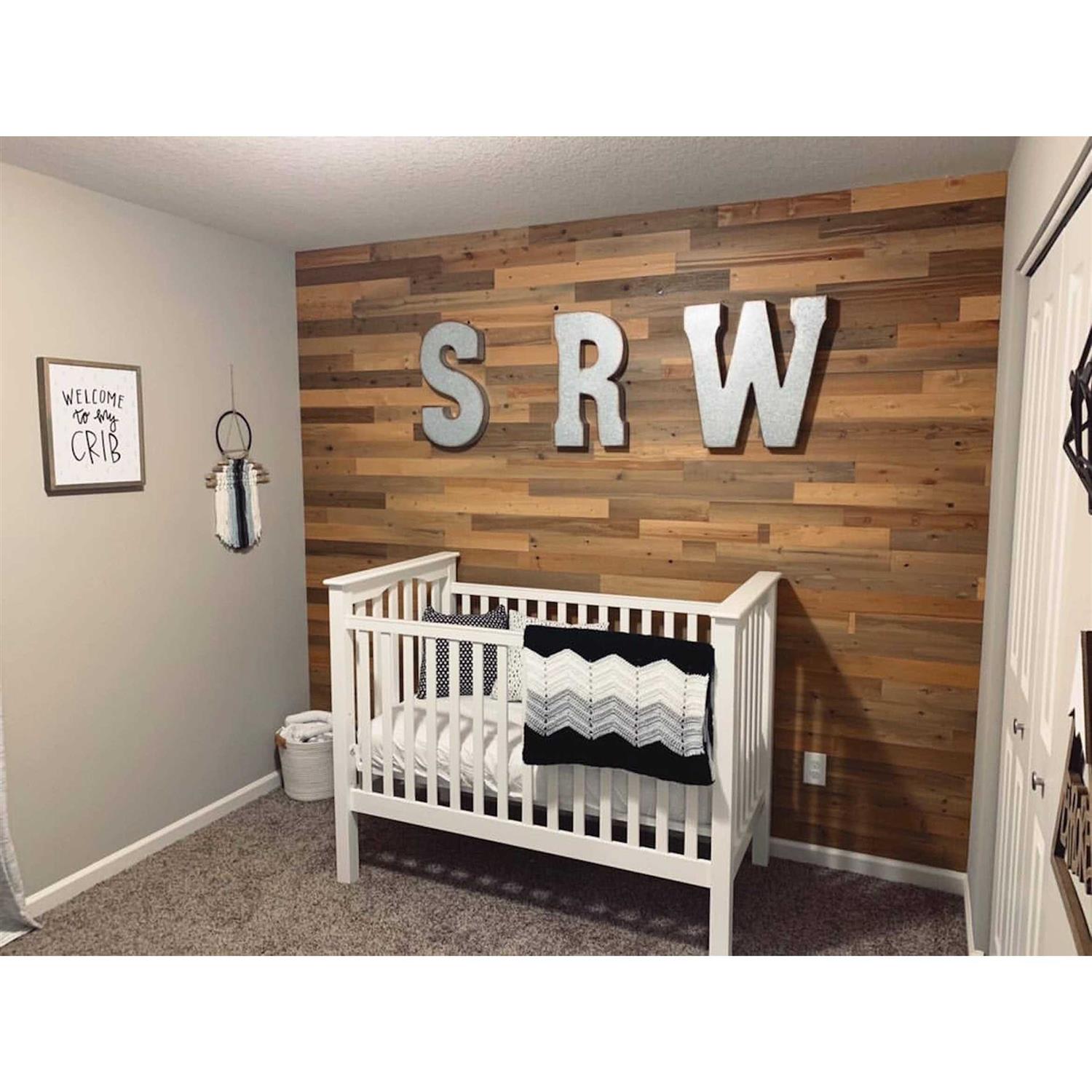 Timberchic Reclaimed Wooden Wall Planks Peel and Stick - Image 4