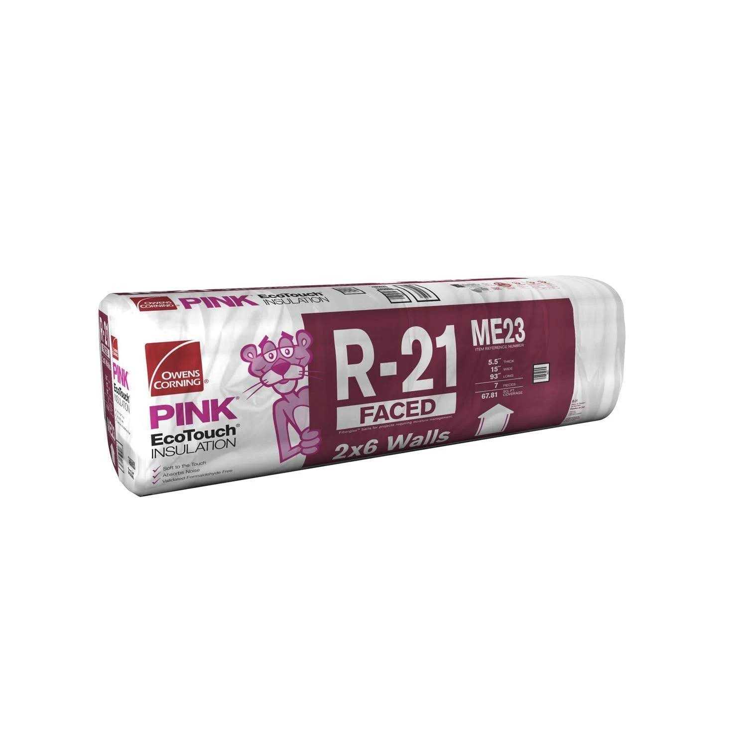 Owens Corning R-21 Faced Fiberglass Insulation Batt 15 in. x 93 - Image 5