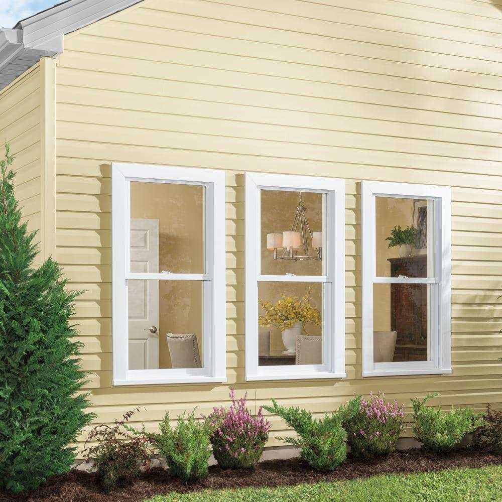 American Craftsman 29.75 in. x 48.75 in. 70 Series Low-E Argon Glass Double Hung White Vinyl Fin with J Window - Image 4