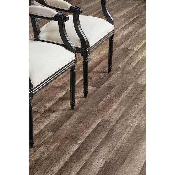 TrafficMaster Grey Oak 7 mm T x 8 in. W Laminate Wood Flooring - Image 3