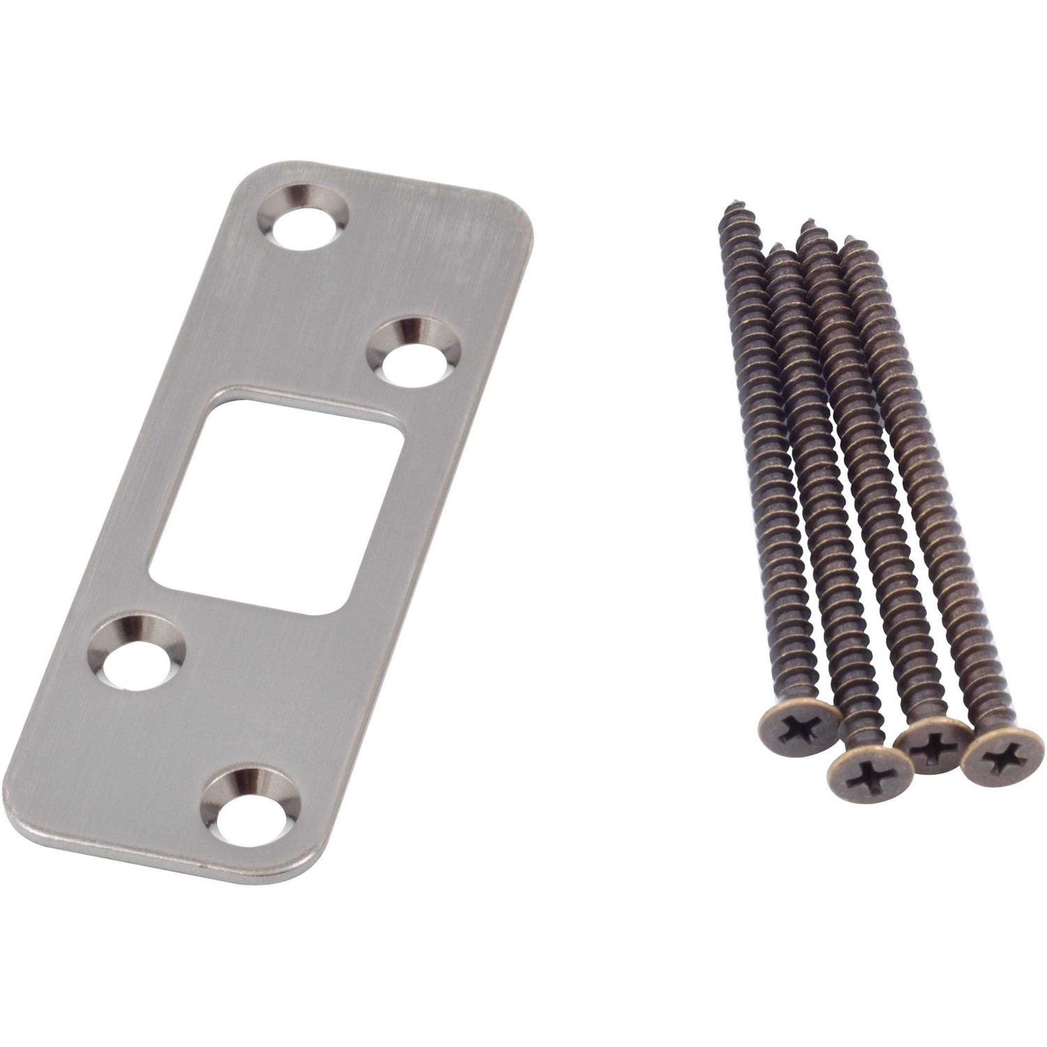 Stone Harbor Hardware Round Corner Deadbolt Strike - Image 3