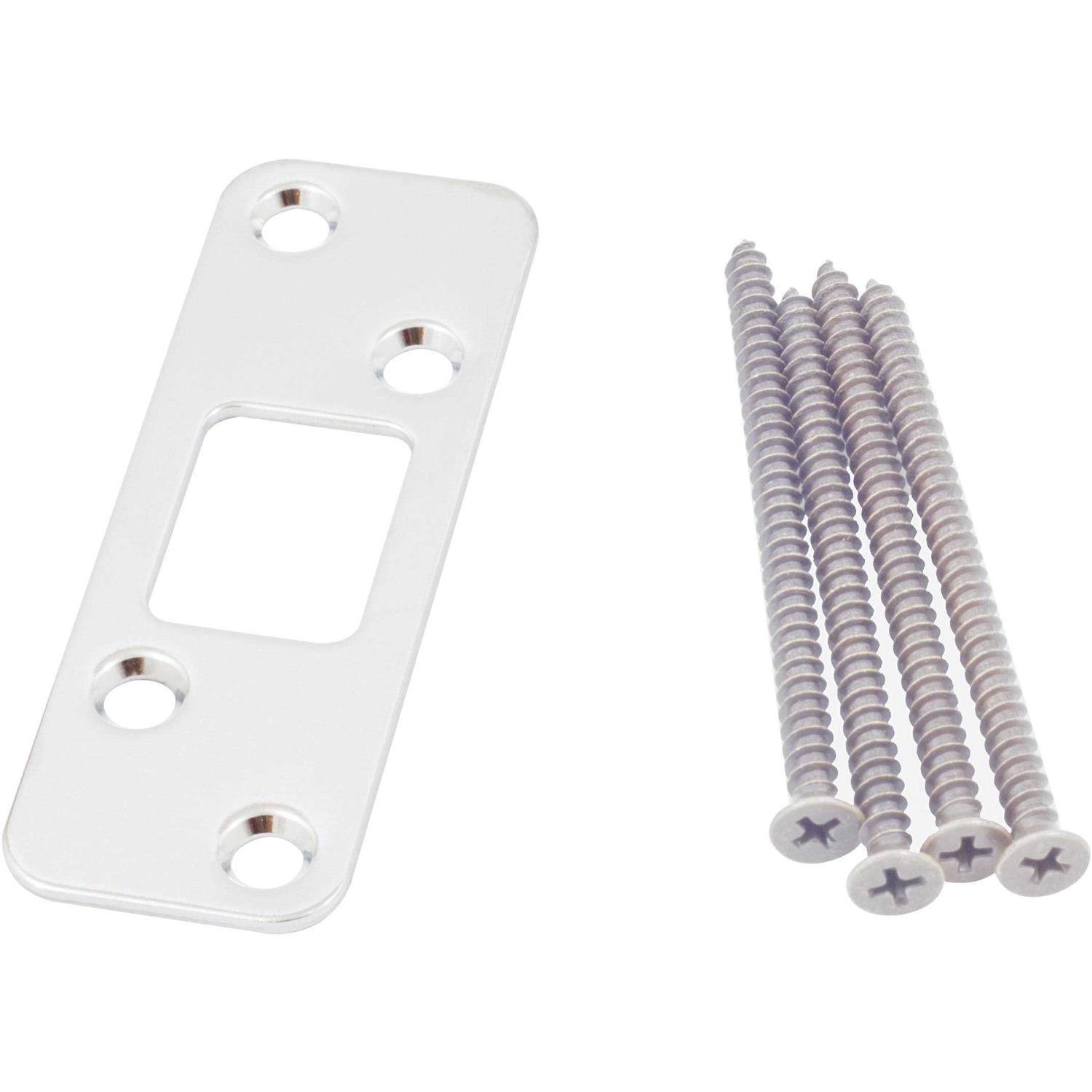 Stone Harbor Hardware Round Corner Deadbolt Strike - Image 5