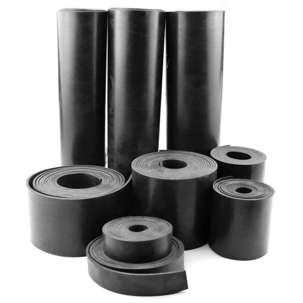 VUAOHIY Neoprene Rubber Strips Solid Rubber Rolls Neoprene Solid Rubber Sheet for DIY Gasket - Image 3