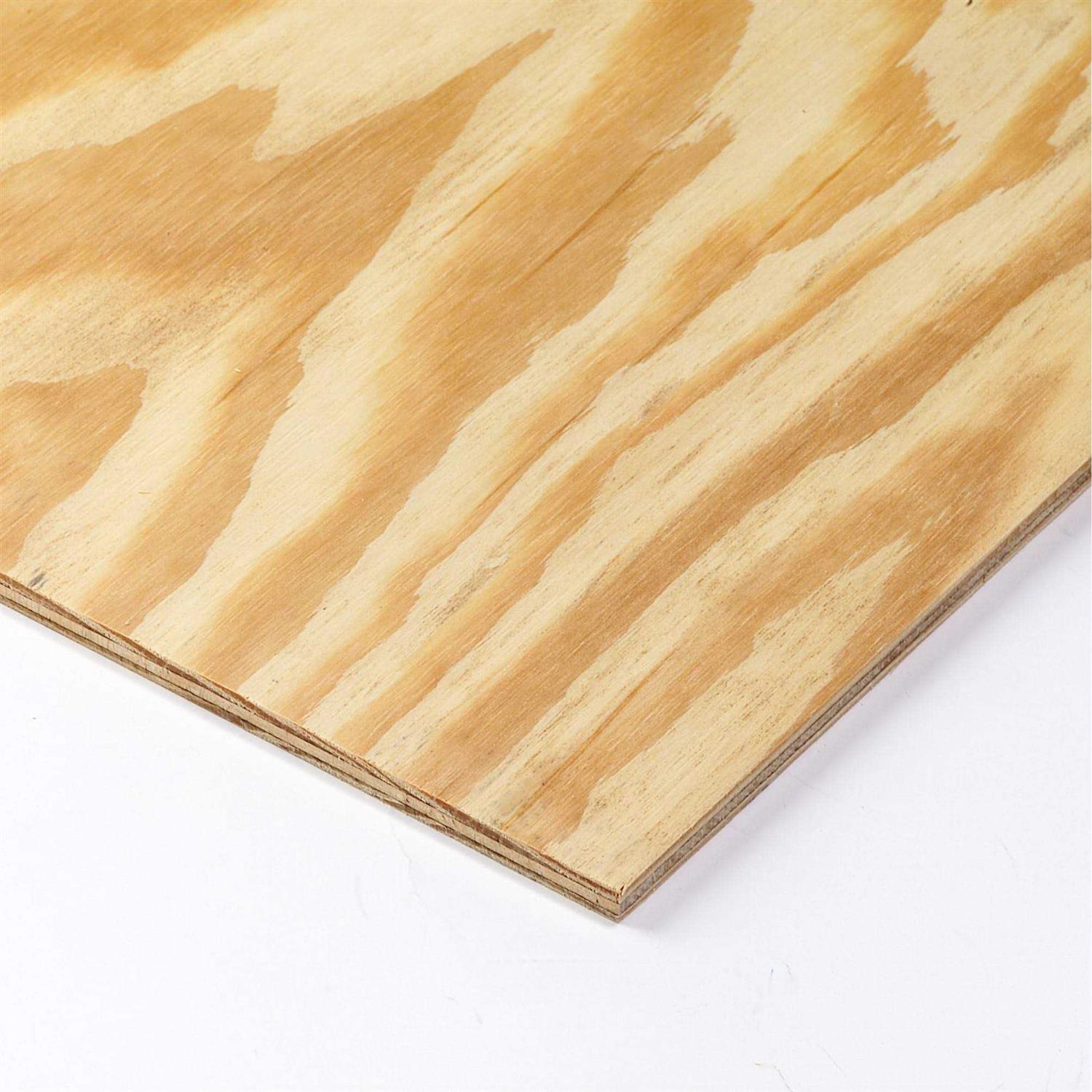 Plytanium 4-ft x 8-ft Pine Sanded Plywood