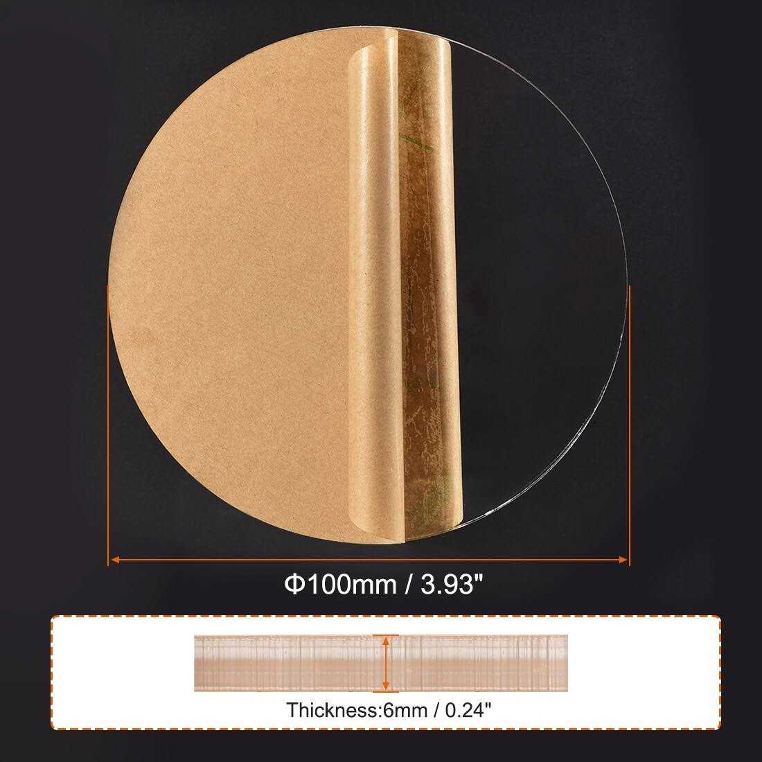 Acrylic Sheet Circle Round Disc,,Frosted - Image 4