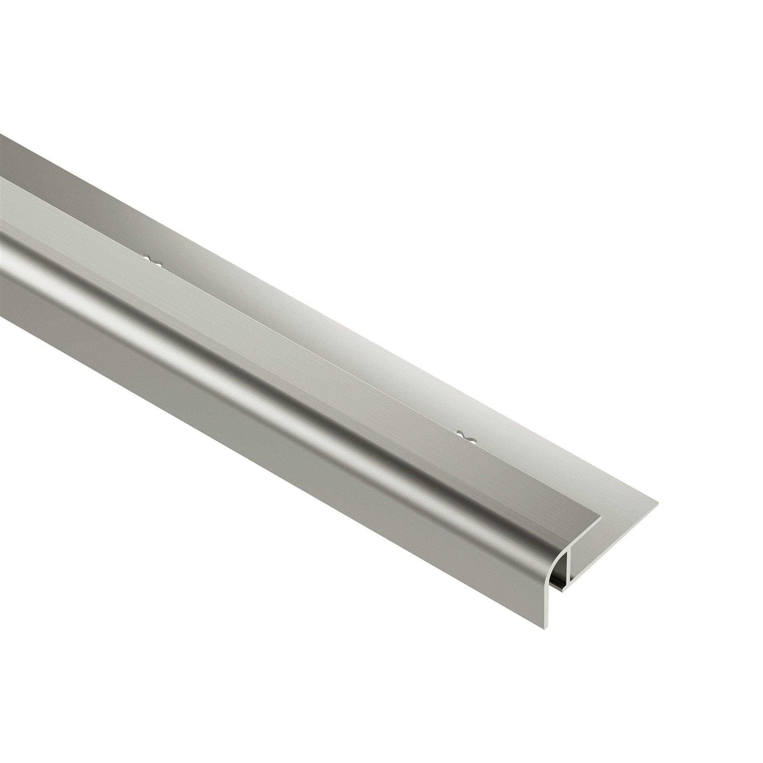 Schluter Vinpro-RO Bullnose 13/64in. Aluminum Brushed