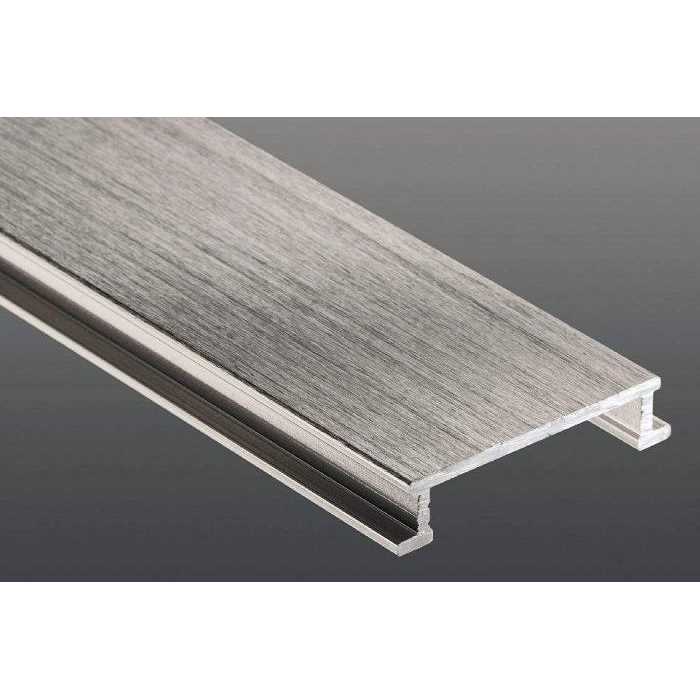 Schluter Vinpro-RO Bullnose 13/64in. Aluminum Brushed - Image 2
