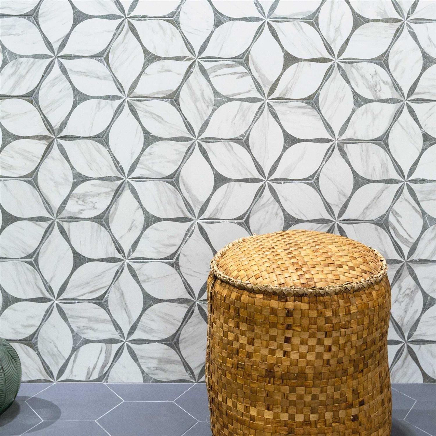 Corola 8 x 9.25 Porcelain Wall and Floor Tile Supreme Tile