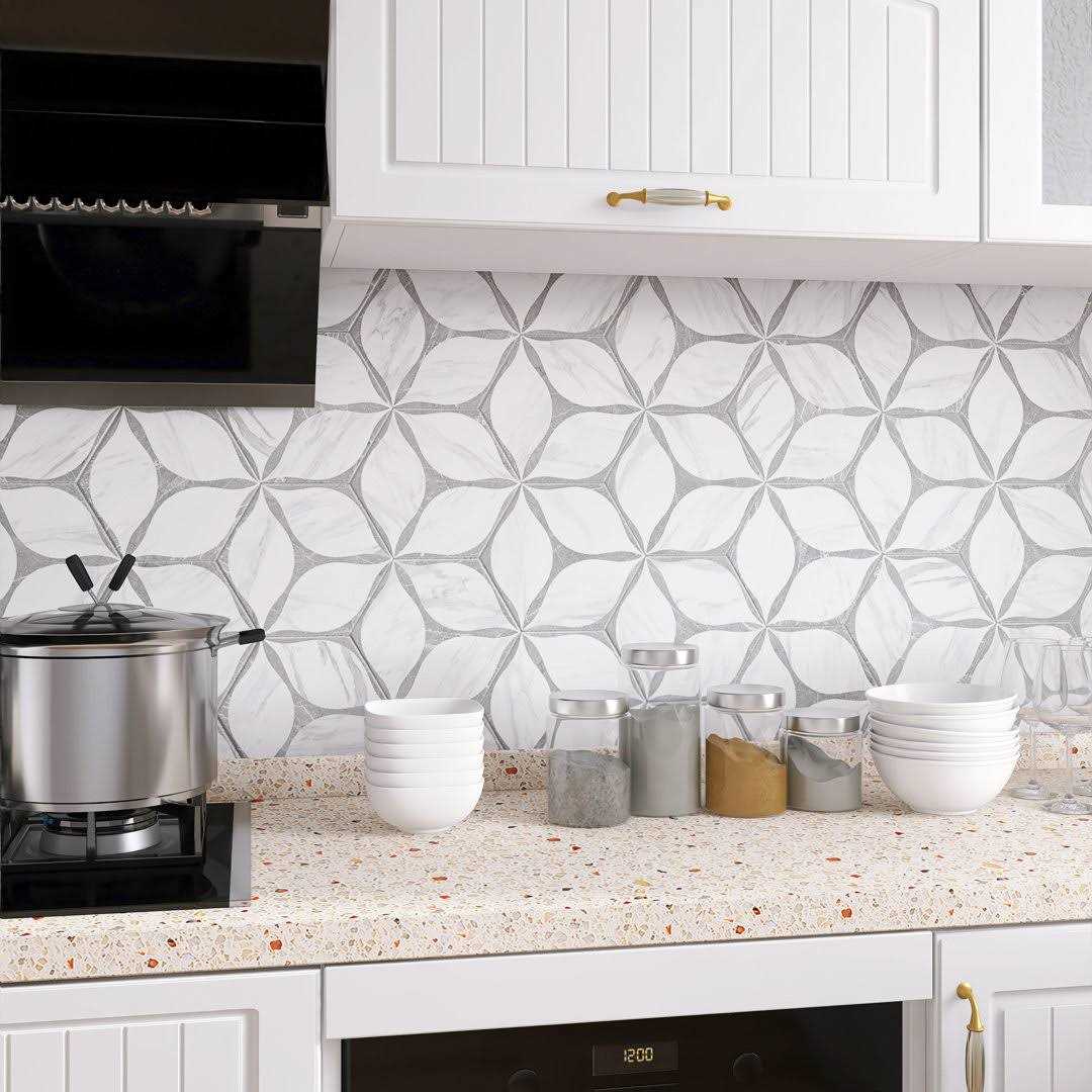 Corola 8 x 9.25 Porcelain Wall and Floor Tile Supreme Tile - Image 2