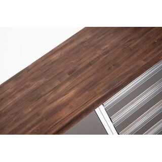 allen + roth 72-in x 39-in x 1.5-in Espresso Stain Straight Acacia Butcher Block Countertop ARF1539FJACAESP-72 - Image 5