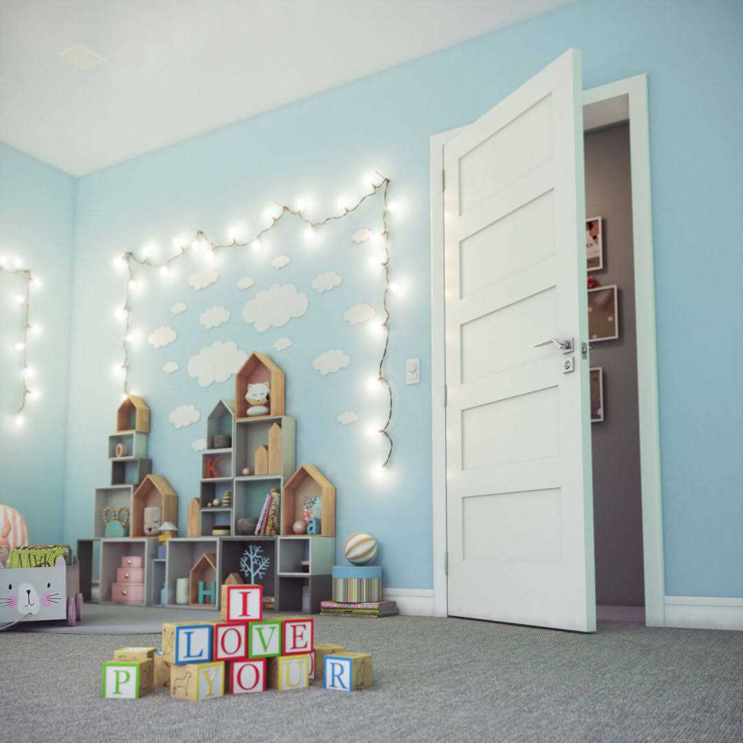 EightDoors 5-Panel Shaker White Primed Solid Wood Core Door - Image 4