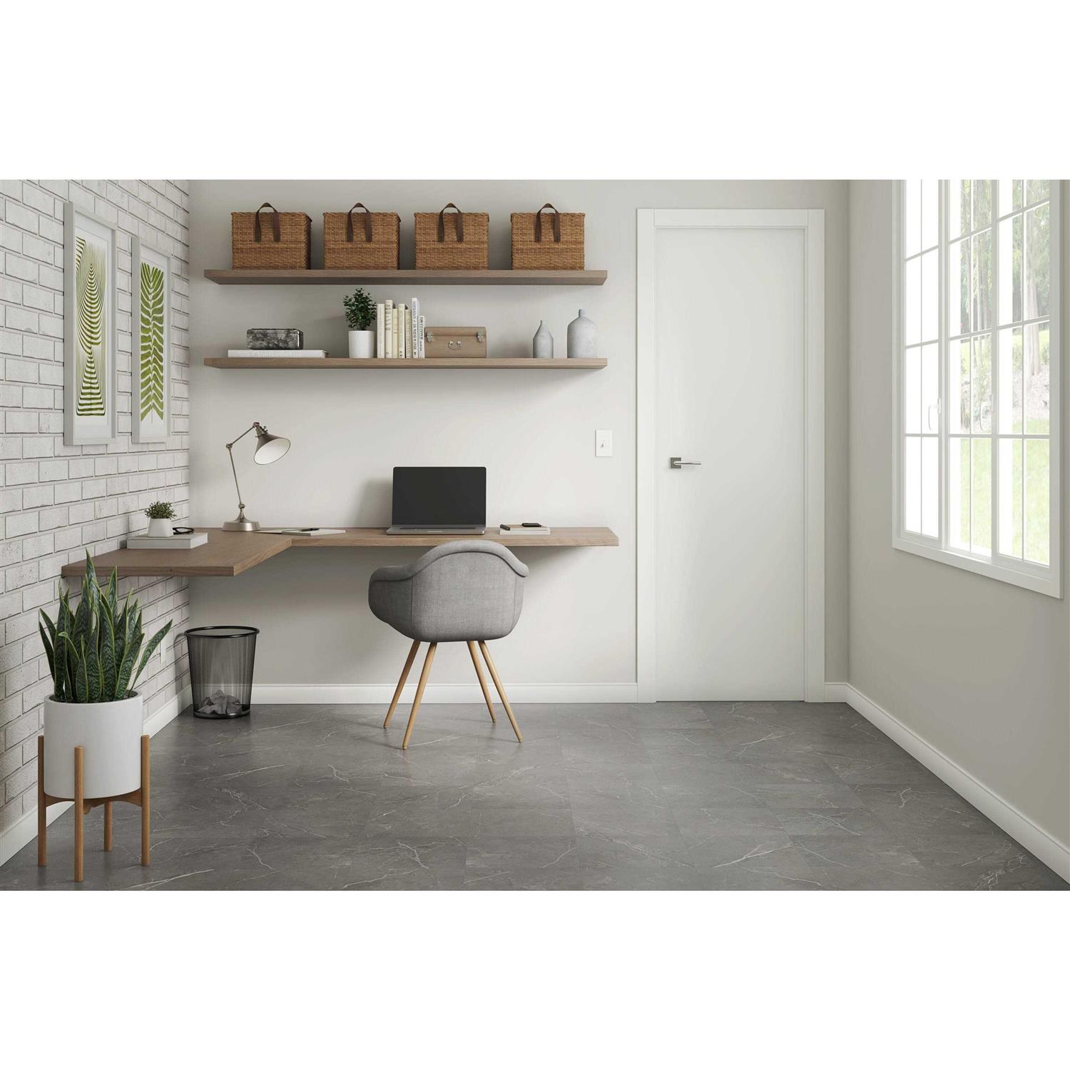 Style Selections Mystic Marble 3-mil x 12-in W x 12-in L Water Resistant Peel and Stick Luxury Vinyl Tile Flooring - Image 4