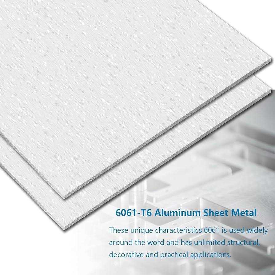 AODESTINY 6061 Aluminum Sheet Metal 12 x Heavy Duty Aluminum Sheets Plates with Protective Film - Image 3