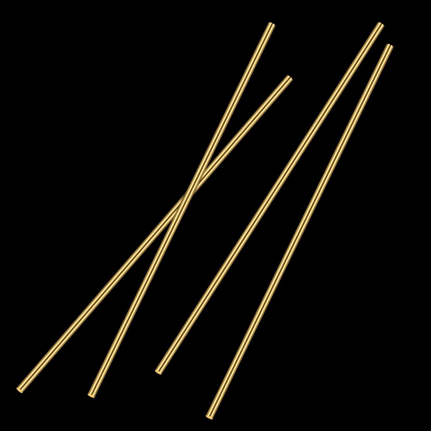 Brass Round Rod Favordrory 4pcs Brass Round Rods Lathe Bar Stock - Image 5