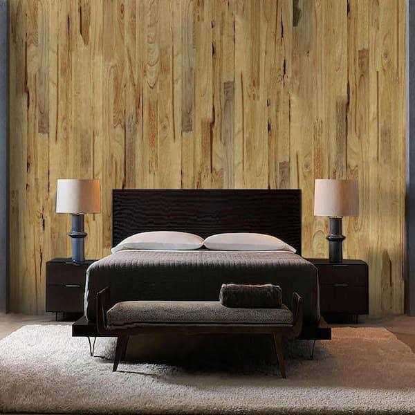 CALHOME 1/4 in. x 8 ft. Unfinished Pine Finger Joint Wood Decorative Wall Panel - Image 3