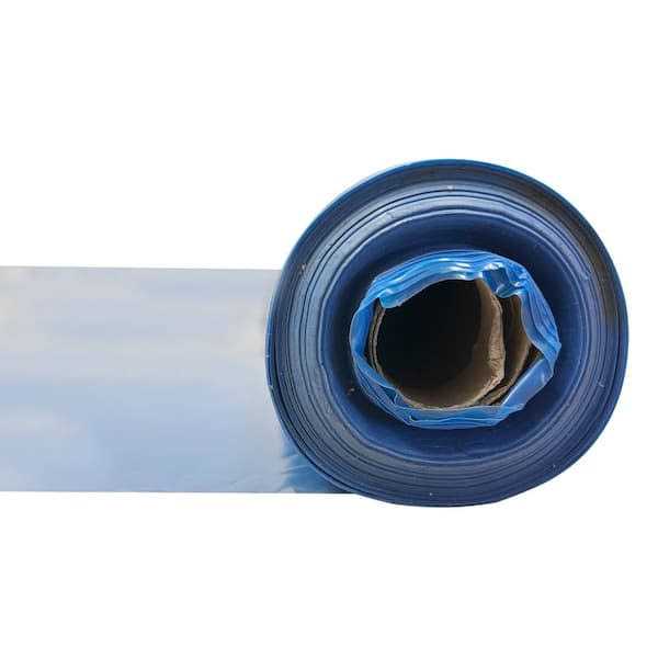 Proteco 100 sq. ft. 3-15/16 ft. x 25-7/16 ft. x 6mil Blue Polyethylene Moisture Barrier and Vapor Barrier underlayment - Image 2