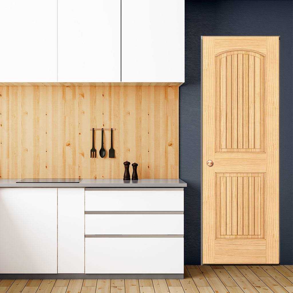 Kimberly Bay Paneled Solid Wood Unfinished Colonial Standard Door - Image 3