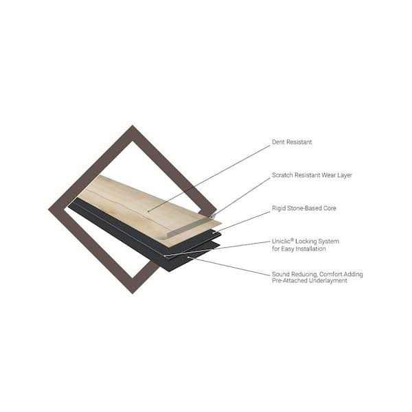 AA Surfaces 6 in. x 48 in. Glue Down Luxury Vinyl Plank Flooring 36 Sq. ft./Case - Image 3