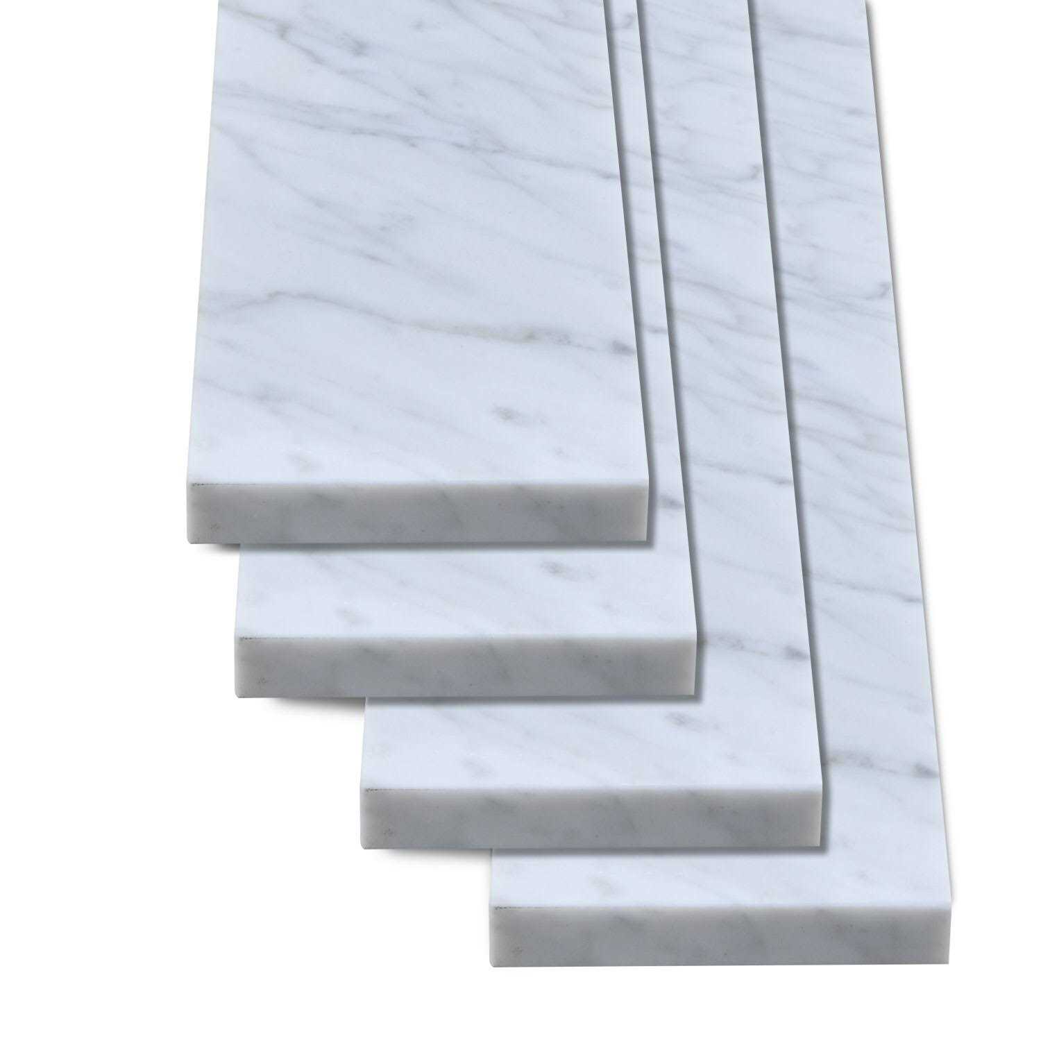 PROOX Carrara Marble Stone Vanity Top Backsplash Sidesplash - Image 2