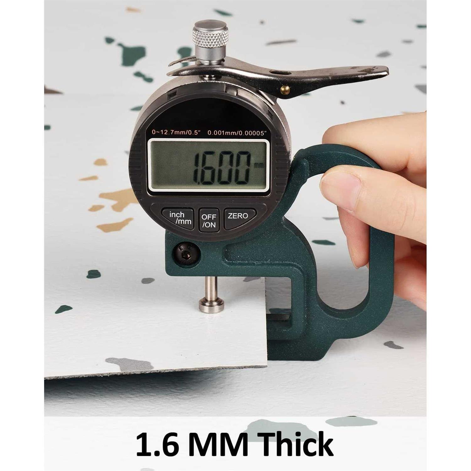 WESTICK Terrazzo Peel and Stick Floor Removable Adhesive Floor Tiles Peel and Stick Waterproof Flooring - Image 5