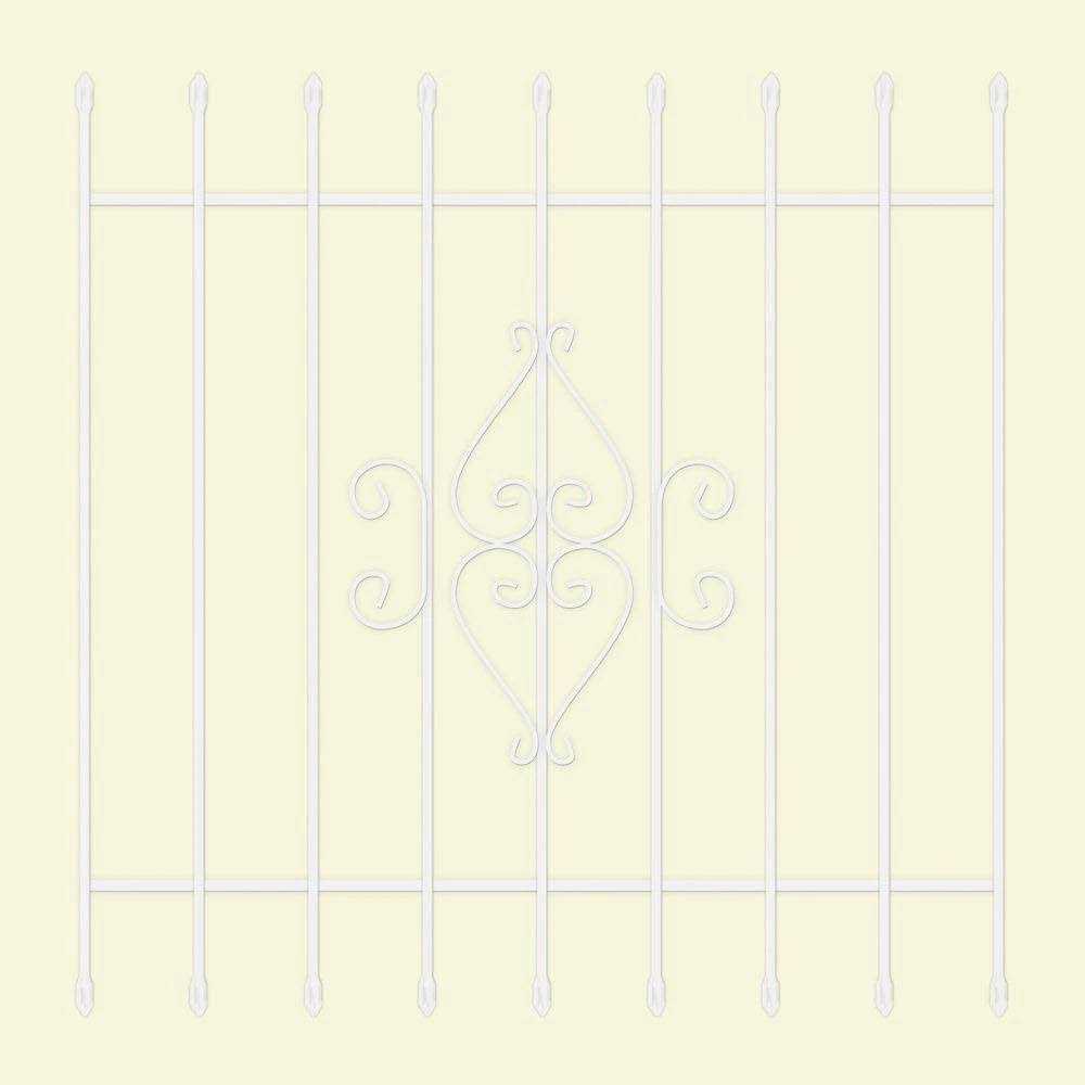 Unique Home Designs Su Casa Black Window Guard - Image 5