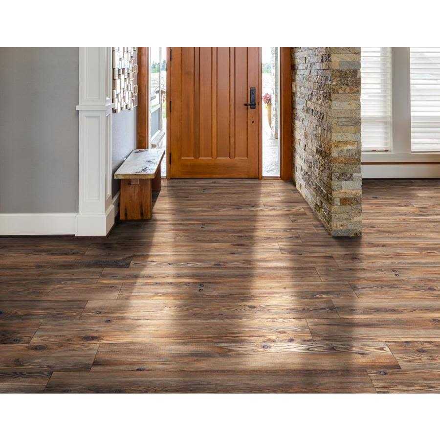 Style Selections Lethbridge Pine 8-in x 48-in Glazed Porcelain Wood Look Floor Tile 21LE09 - Image 3