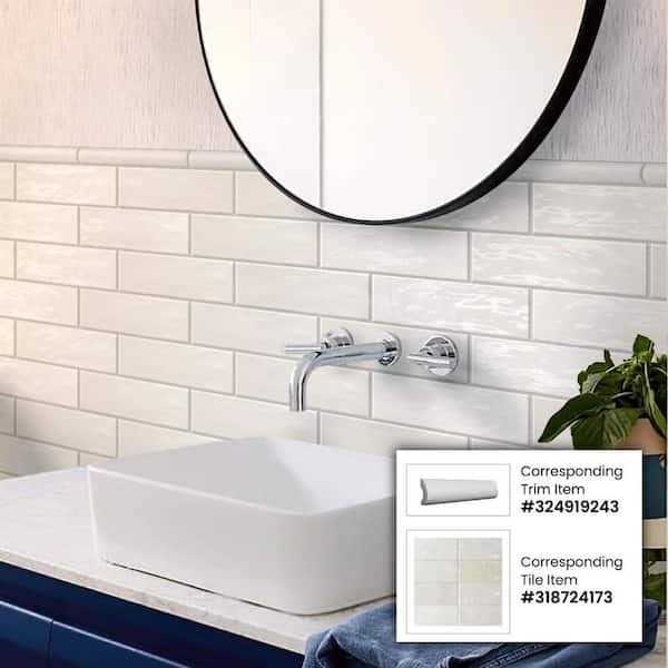 Apollo Tile Blue 2.58 in. x 8 in. Polished Ceramic Subway Tile - Image 4