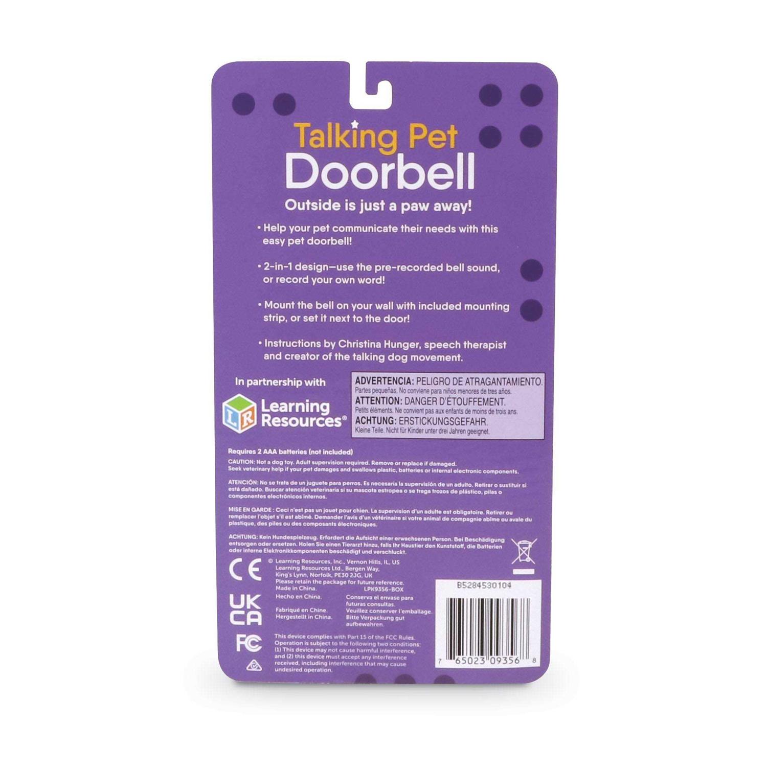 Hunger for Words Talking Pet Doorbell - Image 5
