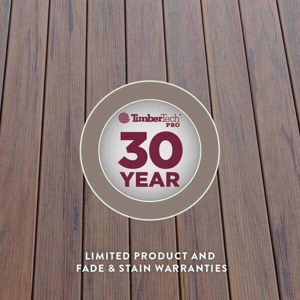 TimberTech Composite Legacy 5/4 in. x 6 in. x 1 ft. Grooved Composite Sample - Image 5