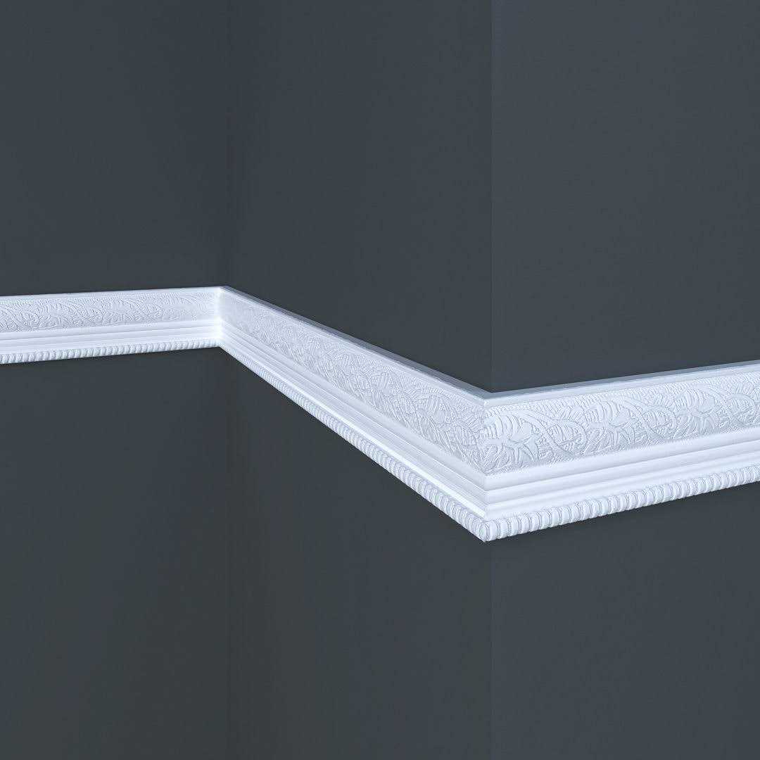 Ornamental Mouldings 2-1/4-in x 8-ft White Hardwood Unfinished Chair Rail Moulding - Image 3