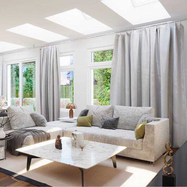 Velux FCM 1430 0005 14-1/2 x 30-1/2 Inch Tempered LowE3 Fixed Curb Mount Skylight from the FCM - Image 4