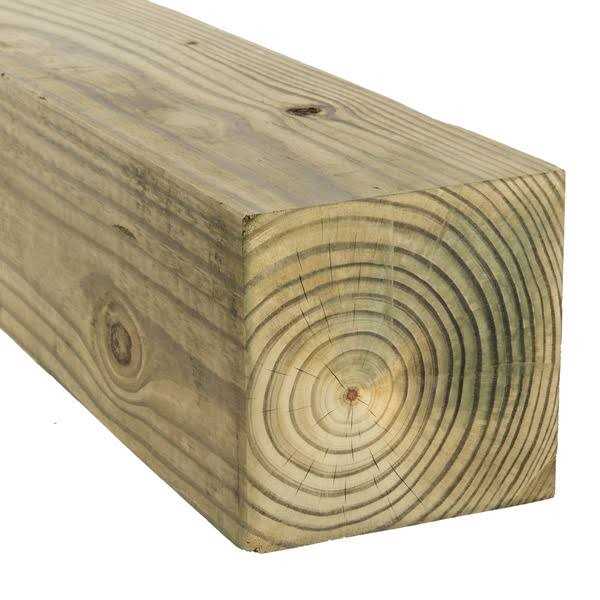 Severe Weather 6-in x 6-in x 8-ft #2 Southern Yellow Pine Ground Contact Pressure Treated Lumber Y260608-GC - Image 3