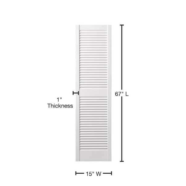 Richwood Louver Shutter Pair - Image 5