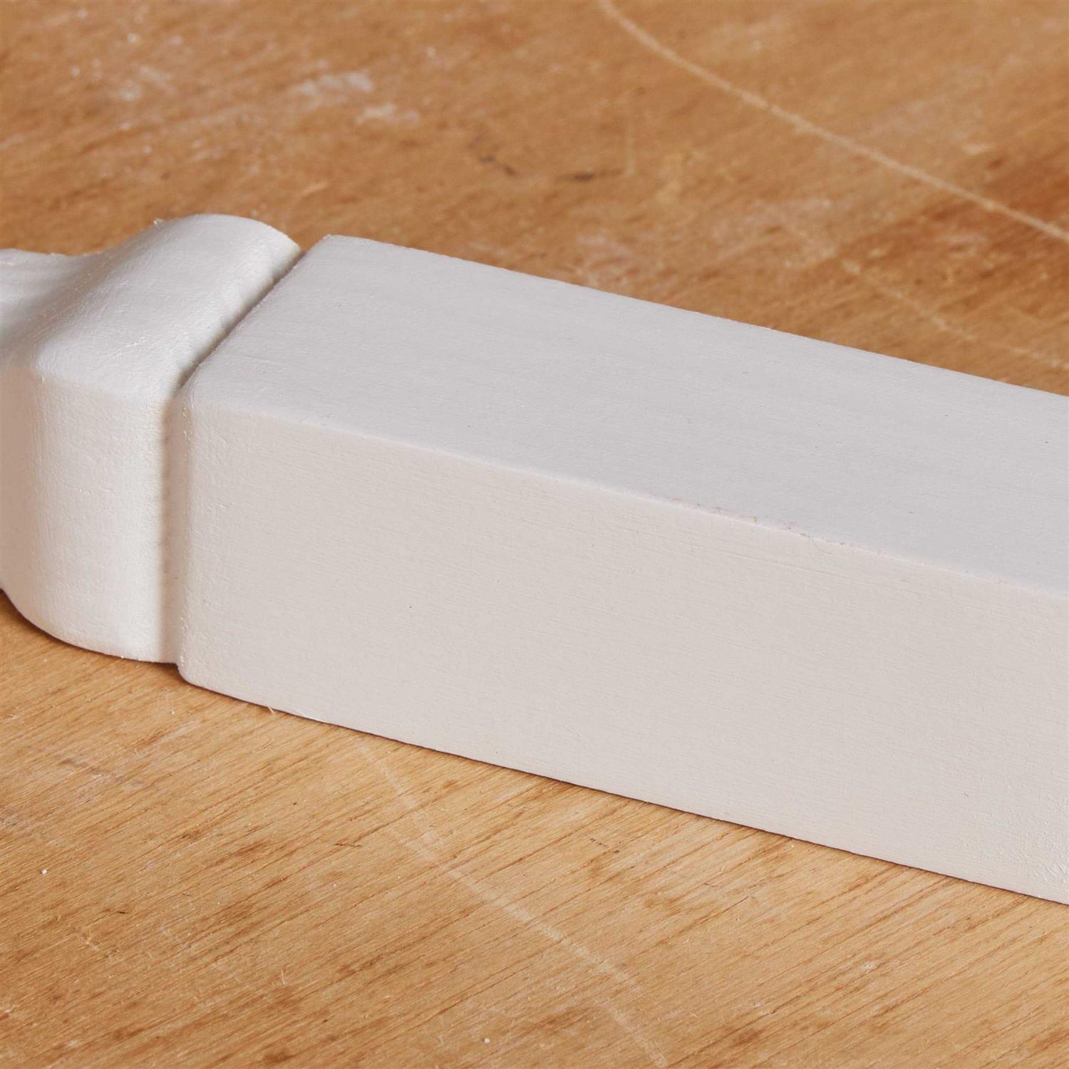 EverTrue 6-1/2-in x 1-1/8-in Interior Primed Colonial Inside Corner Baseboard Moulding Block EV1895IBCPRIMED - Image 2
