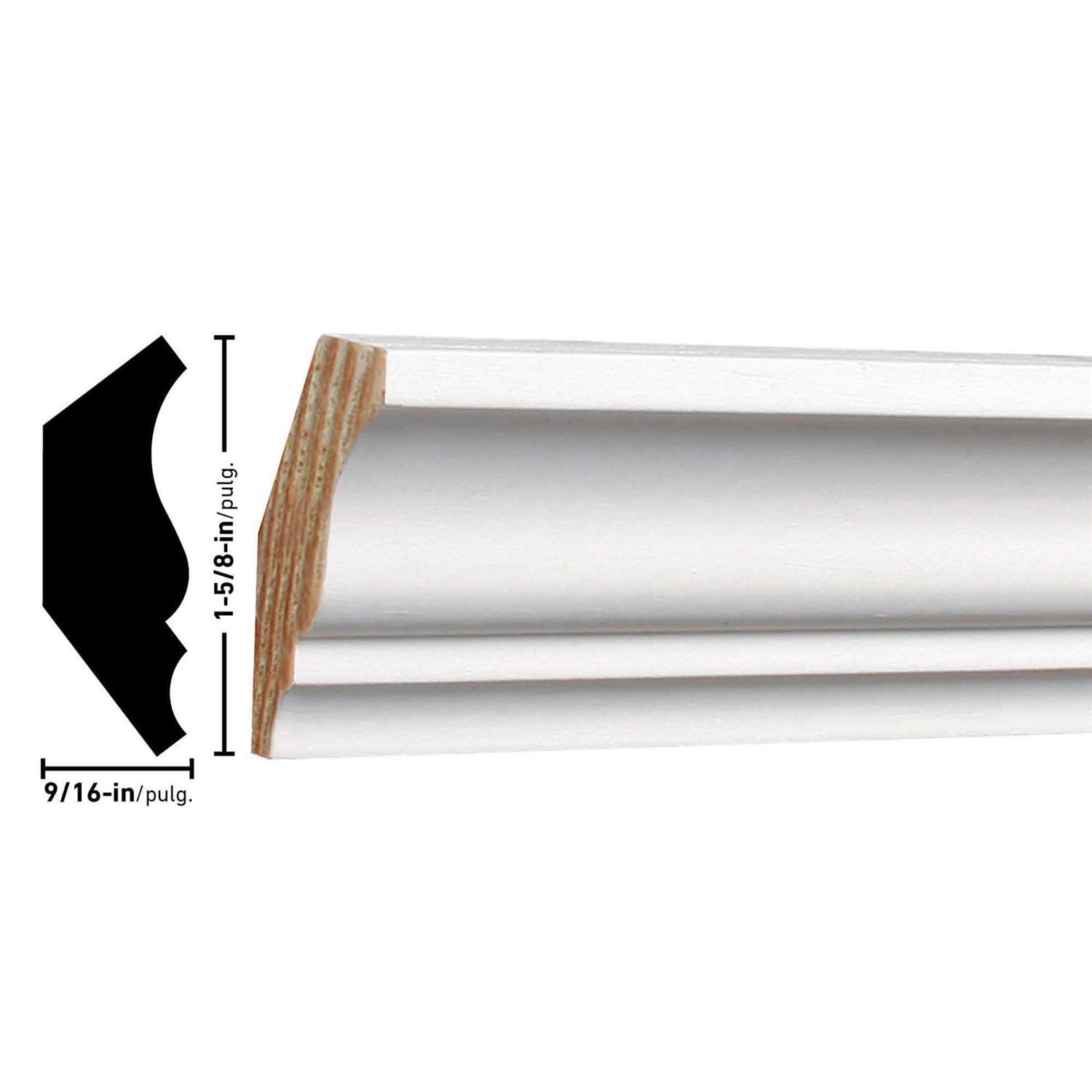 RELIABILT Pine Primed Crown Moulding - Image 2