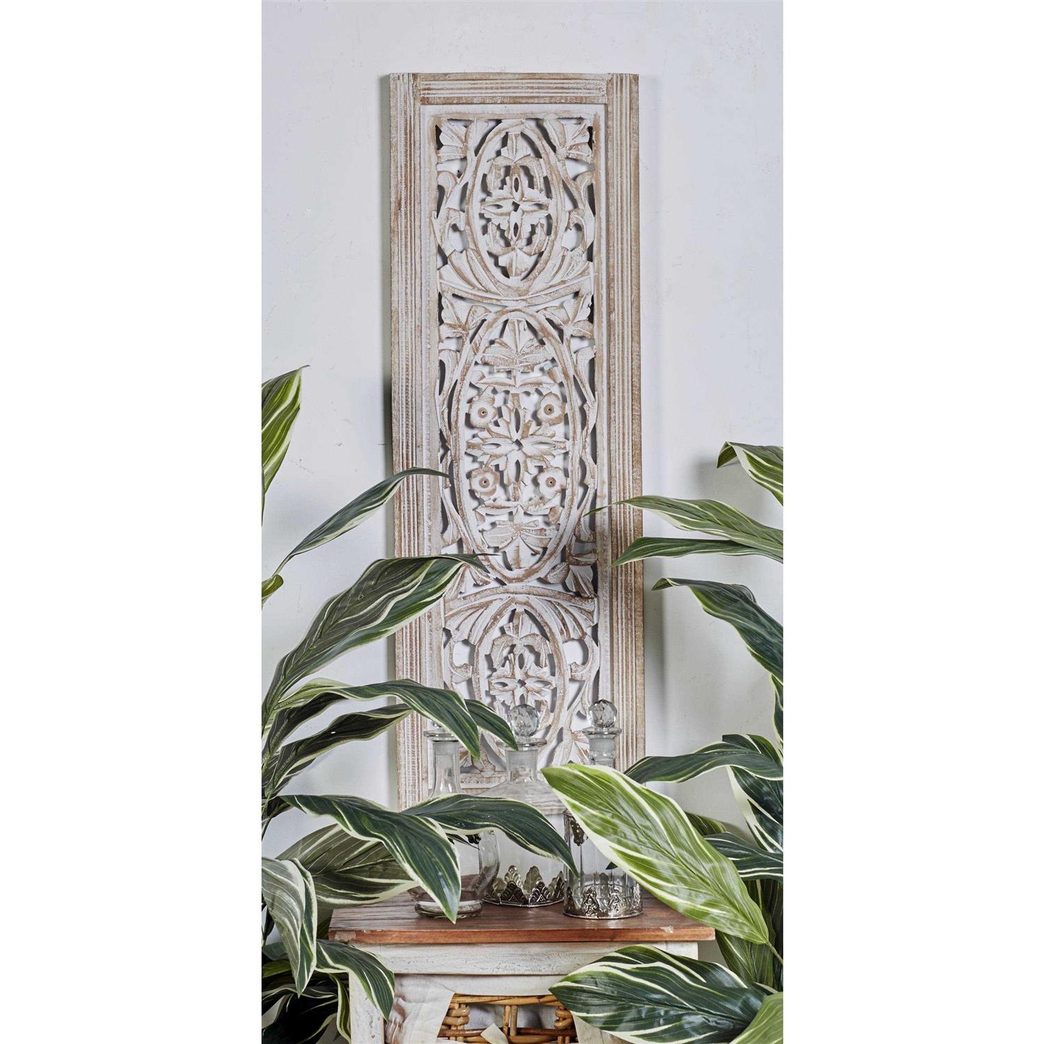 Monroe Lane Traditional Mango Wood Wall Decor - Image 4