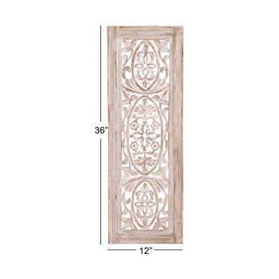 Monroe Lane Traditional Mango Wood Wall Decor - Image 5