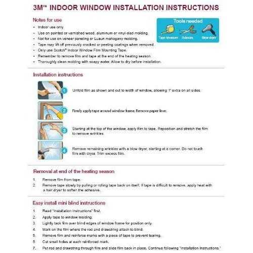 3M Indoor Window Insulator Kit - Image 5