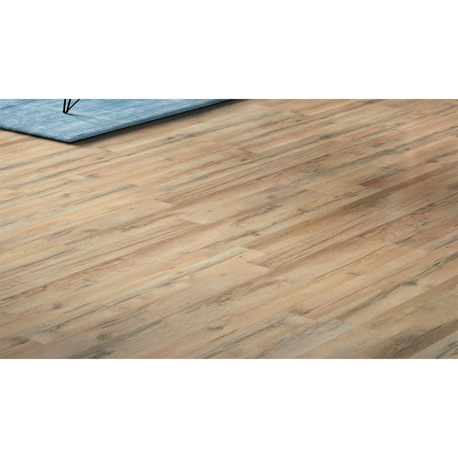 Style Selections Tavern Oak 7.59-in W x 50.7-in L Embossed Wood Plank Laminate Flooring D3452 - Image 3