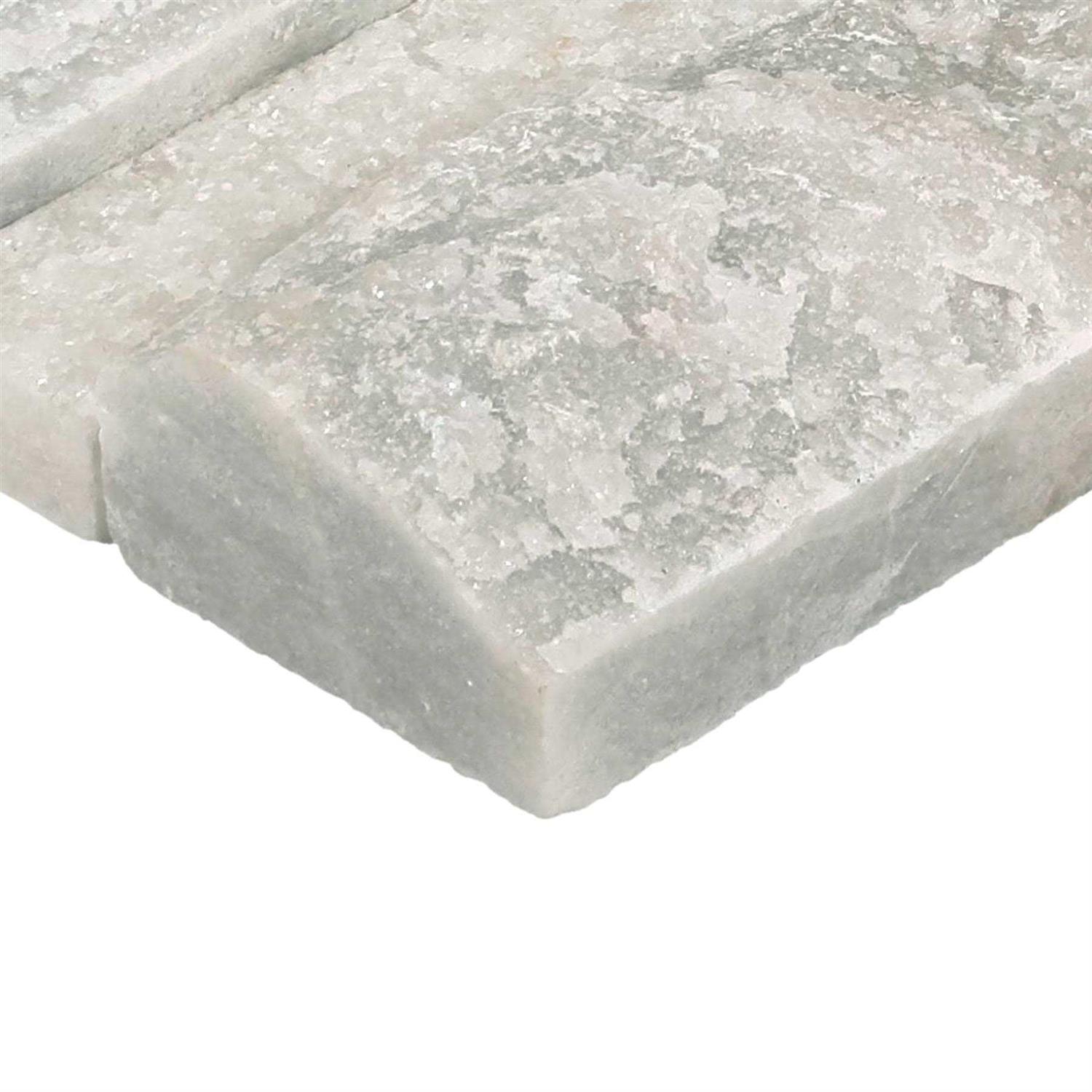 American Olean Rockland Soft Sand 5-in x 13-in Unglazed Natural Stone Marble Brick Wall Tile - Image 3