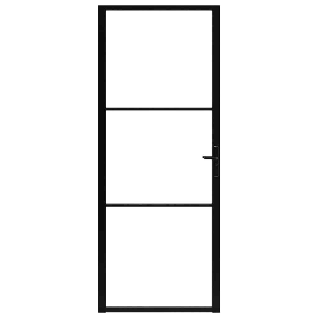 vidaXL Interior Door ESG Glass and Aluminum - Image 3