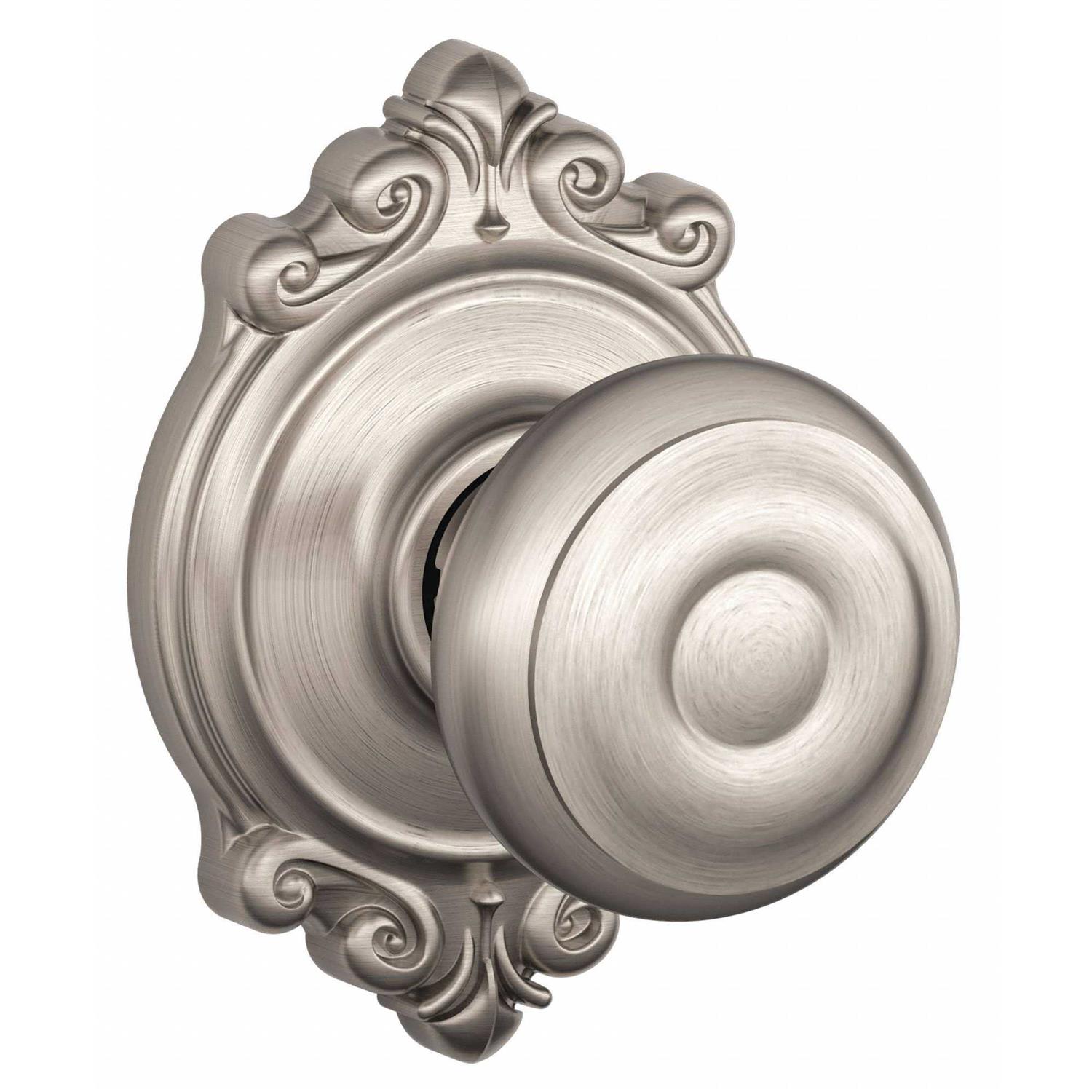 Schlage F10 GEO Brk Brookshire Collection Georgian Passage Knob