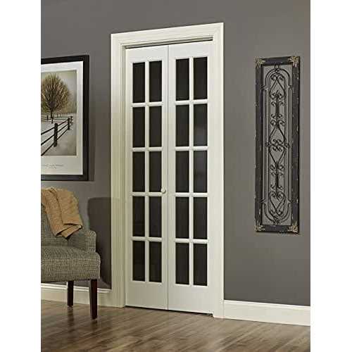 LTL Home Products 872526 Classic French Traditional Divided Glass French Bifold Intior Wood Door - Image 4