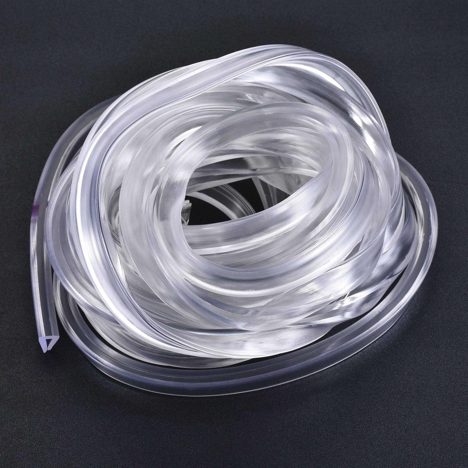 Harfington Fits Edge Length Height Trim U-Seal PVC Transparent - Image 4