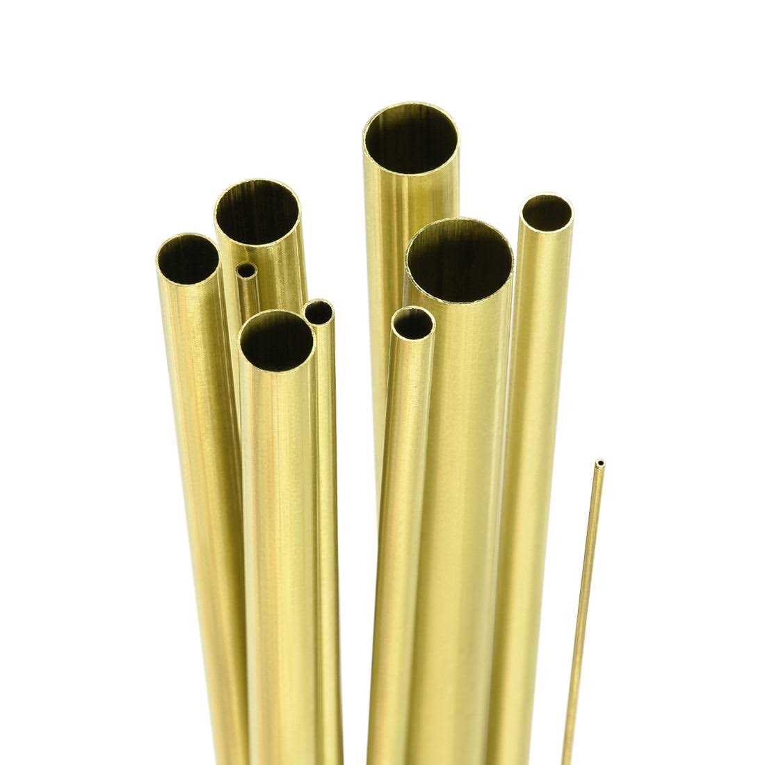 Uxcell Brass Round Tube OD Wall Thickness 300mm Length - Image 4