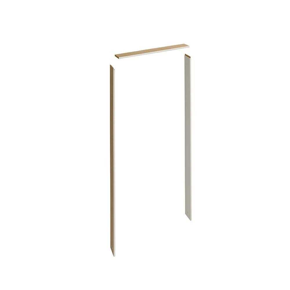 RELIABILT 2.06-in x 4.5625-in x 6.67-ft Primed MDF Door Jamb Kit JAM-4916MDFSETX3