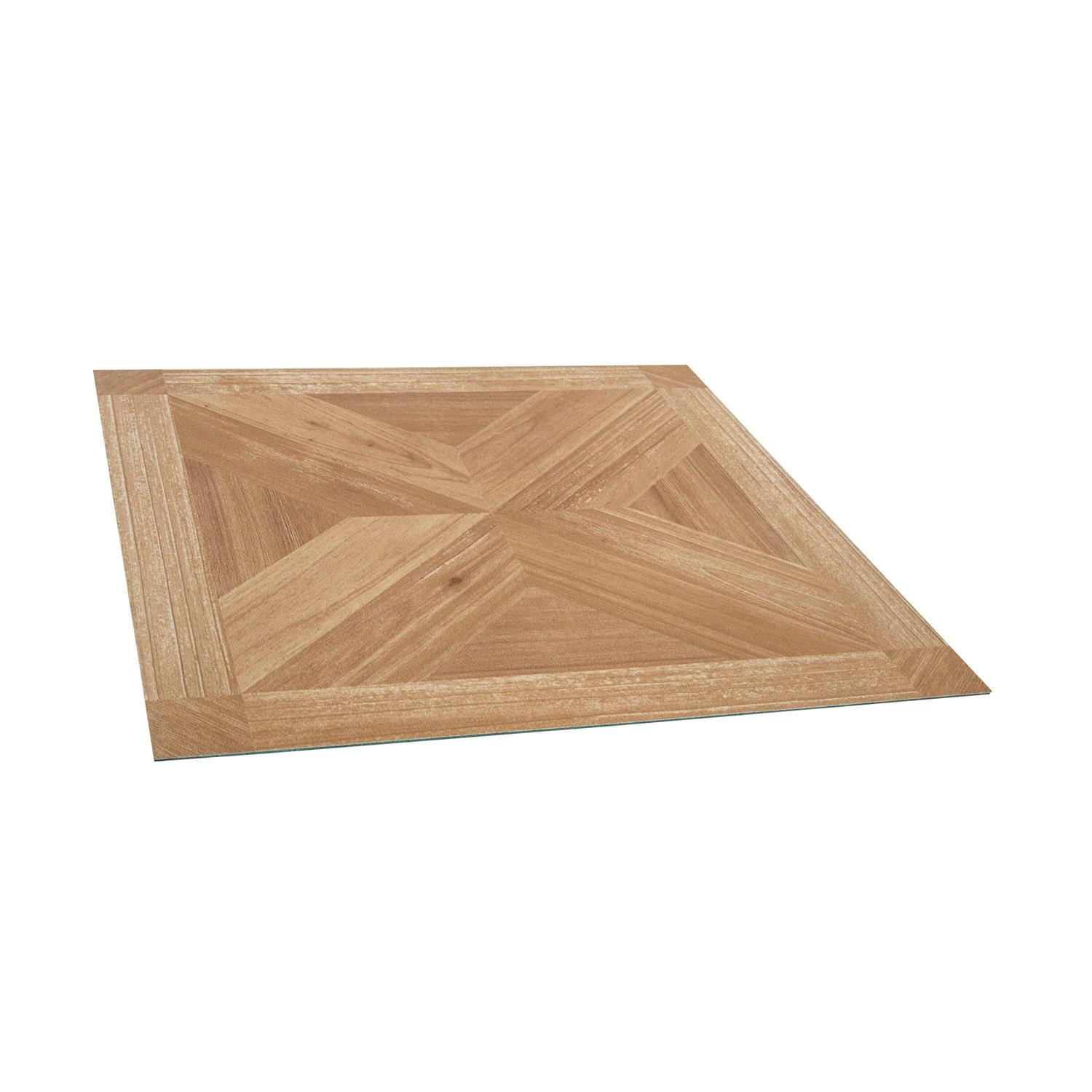 Style Selections Maple Parquet 3-mil x 12-in W x 12-in L Water Resistant Peel and Stick Luxury Vinyl Tile Flooring - Image 5