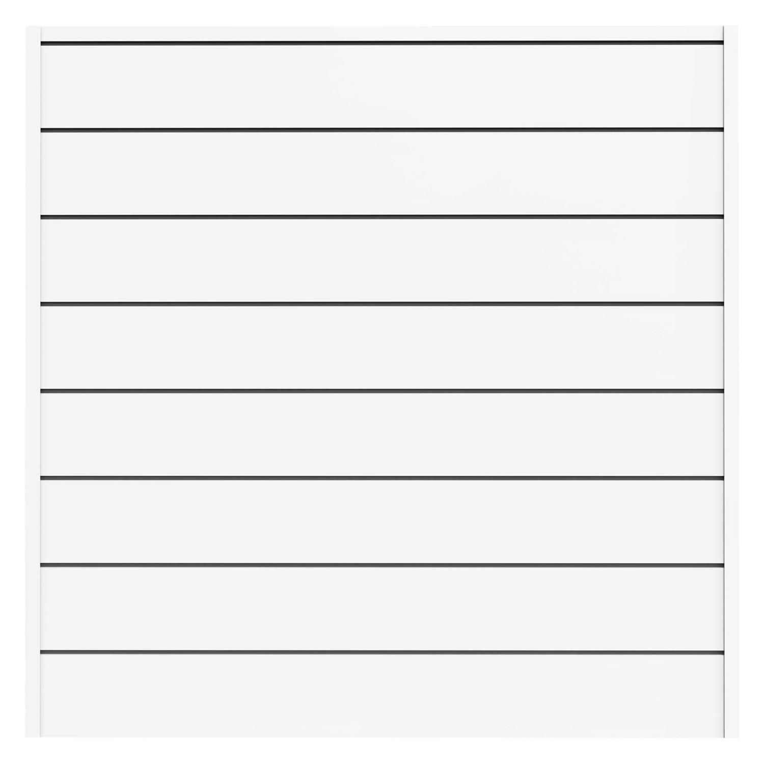 CrownWall PVC Slat Wall Panels Garage Wall and Home Organizer Storage System