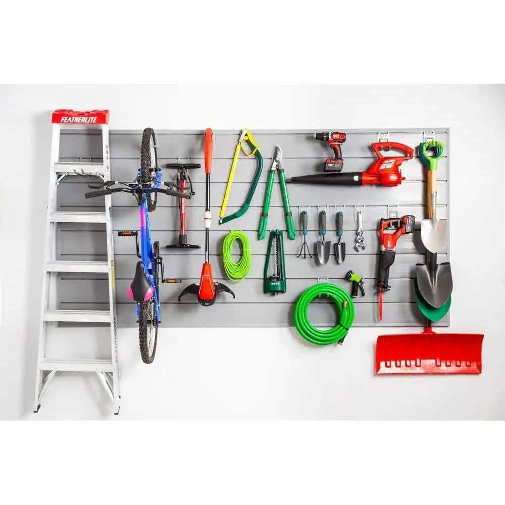 CrownWall PVC Slat Wall Panels Garage Wall and Home Organizer Storage System - Image 3